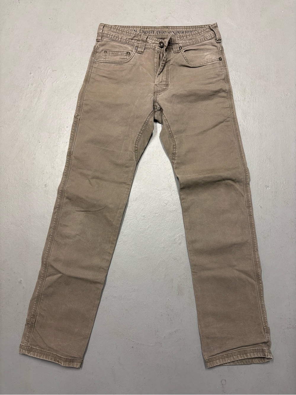 Prana Men's Straight Jeans in Khaki Brown